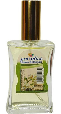 Paradise 80 Derece Limon Sprey Cam Şişe Kolonya 5x50 ml