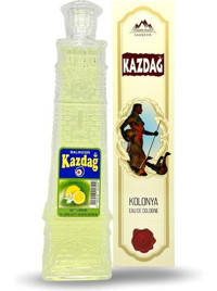 Kazdağ Balıkesir Saat Kulesi Limon Cam Şişe Kolonya 400 ml