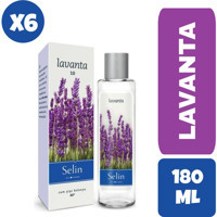 Selin Lavanta Kolonya 6x180 ml