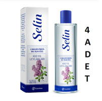 Selin Leylak Cam Şişe Kolonya 4x180 ml