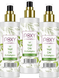 Poxy 70 Derece Yeşil Çay Kolonya 3x100 ml