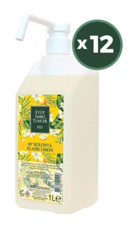 Eyüp Sabri Tuncer Klasik Limon Sprey Kolonya 12x1 lt