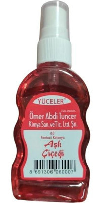 Yüceler Aşk Çiçeği Sprey Kolonya 50 ml