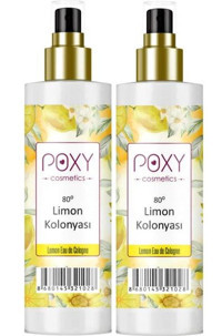 Poxy 80 Derece Limon Kolonya 2x100 ml
