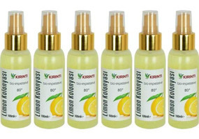 Kırıntı 80 Derece Limon Sprey Kolonya 6x100 ml