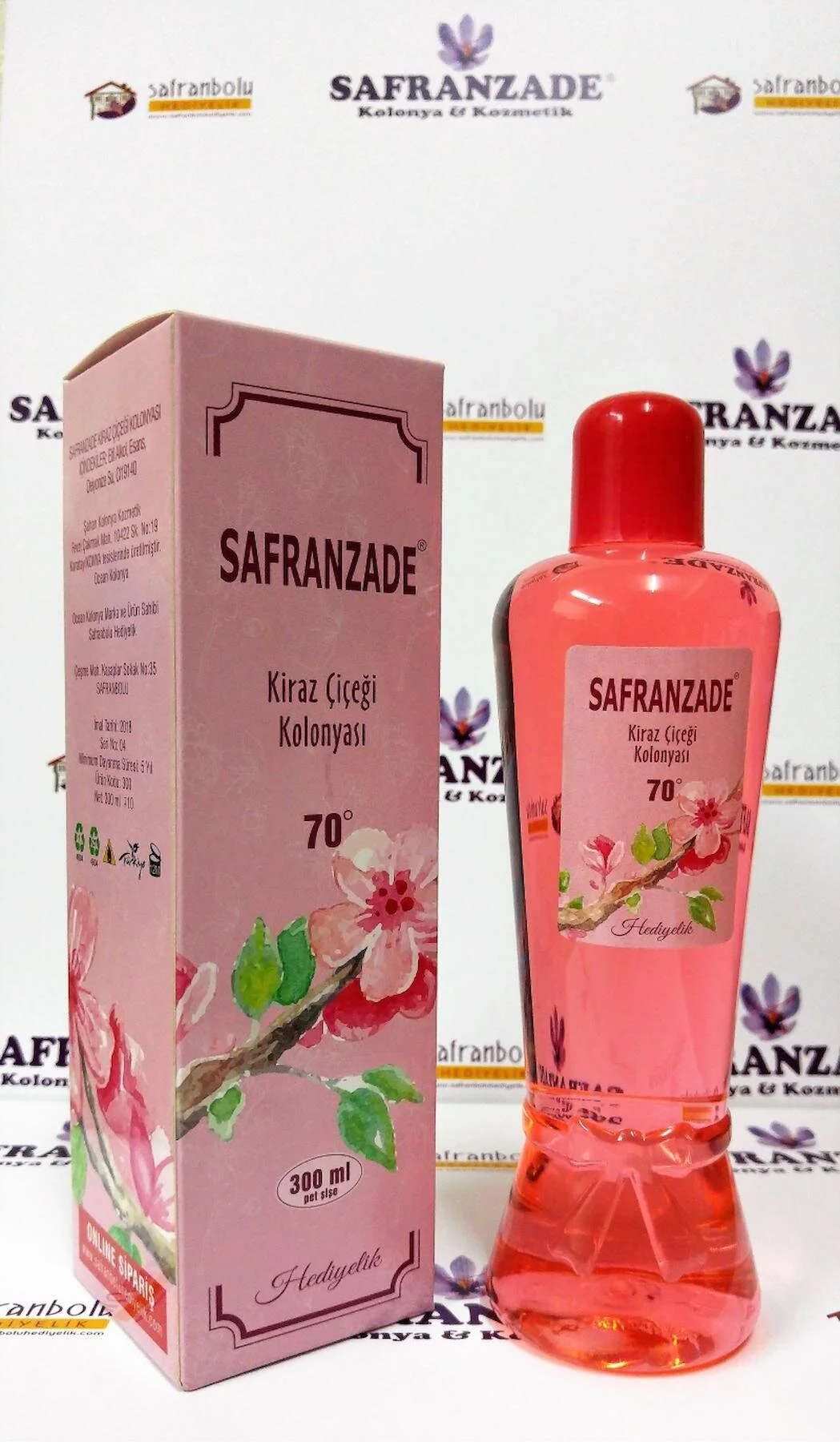 Safranzade Ferahlatıcı Kiraz Çiçeği Kolonya 300 ml