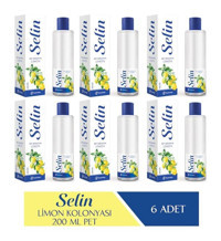 Selin 80 Derece Limon Kolonya 6x200 ml