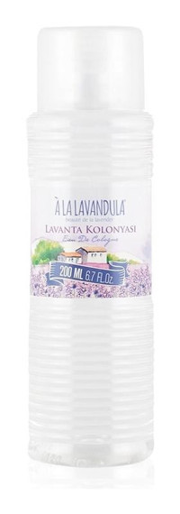A La Lavandula Lavanta Cam Şişe Kolonya 200 ml