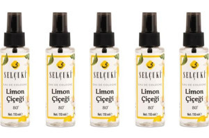 Selçuki 80 Derece Limon Çiçeği Sprey Kolonya 5x110 ml