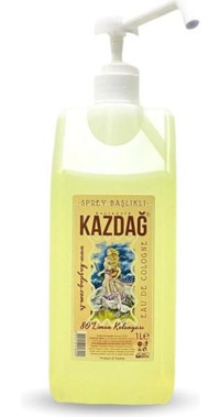 Kazdağ Limon Sprey Kolonya 1 lt