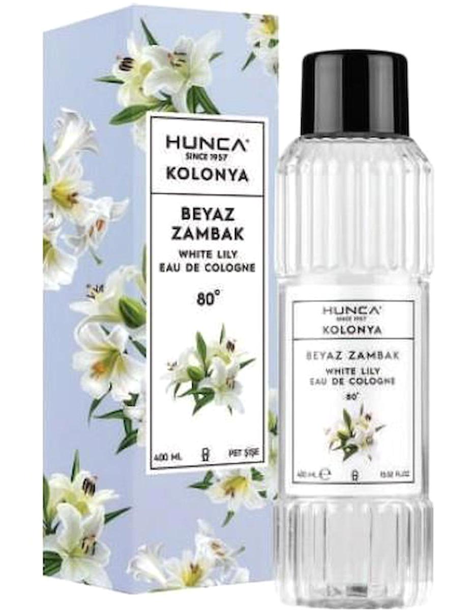 Hunca 80 Derece Beyaz Zambak Kolonya 400 ml