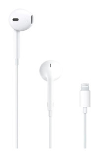 Lucatech Apple Uyumlu Mikrofonlu Lightning Kablolu Kulaklık Beyaz