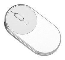 Fiauli M1 Sessiz Kablosuz Beyaz-Gümüş Optik Mouse