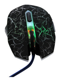 Jojofuny RGB Sessiz Makrolu Kablolu Siyah Optik Gaming Mouse