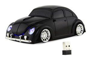 Jms Araba Görünümlü Ergonomik Kablosuz Siyah Optik Mouse