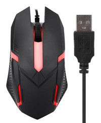Broleo Ergonomik Kablolu Siyah Optik Gaming Mouse