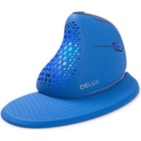 Delux M618SXD RGB Ergonomik Dikey Makrolu Kablosuz Mavi Optik Mouse