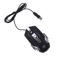 Gatuida RGB Ergonomik Makrolu Kablolu Siyah Optik Gaming Mouse