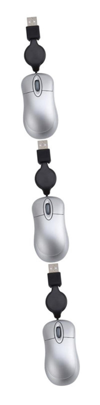 Hemobllo Kablolu Gümüş Optik 3 Adet Mouse