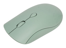 Lazmin112 Sessiz Ergonomik Kablosuz Yeşil Optik Mouse