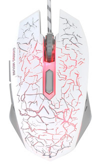 Sxhlseller Lecoo M1102 RGB Ergonomik Makrolu Kablolu Beyaz Optik Gaming Mouse