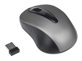 Fiauli Kablosuz Gümüş Optik Mouse
