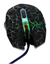 Kıchouse RGB Makrolu Kablolu - Kablosuz Siyah Optik Gaming Mouse