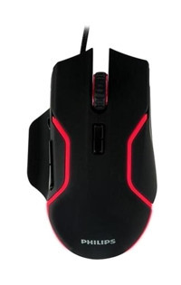 Philips PL-1868 RGB Makrolu Kablolu Siyah Optik Mouse