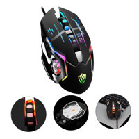 Uonlytech X3 RGB Makrolu Kablolu Siyah Optik Gaming Mouse