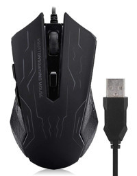 Ashata RGB Sessiz Ergonomik Makrolu Kablolu Siyah Optik Gaming Mouse