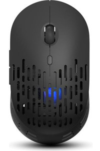 Huahai T38 RGB Sessiz Makrolu Kablosuz Siyah Optik Mouse