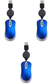 Osaladı Kablolu Mavi Optik 3 Adet Mouse