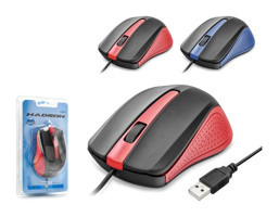 Hadron HDX3256 Kablolu Kırmızı - Siyah Optik Mouse