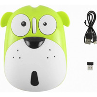 Jingyi Köpek Görünümlü Kablosuz Yeşil Optik Mouse