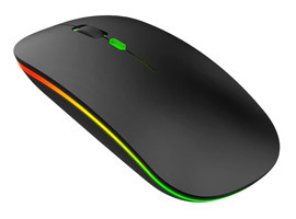 Generic M171 910-006867 RGB Sessiz Ergonomik Kablosuz Siyah Optik Mouse