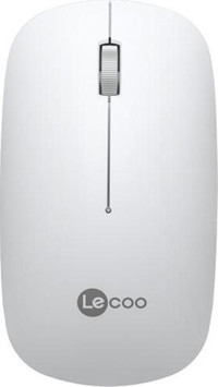 Lecoo WS214 Sessiz Kablosuz Beyaz Optik Mouse
