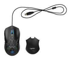 Suntek SN7032 7 RGB Makrolu Kablolu Desenli Siyah Optik Gaming Mouse