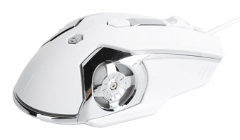 Sxhlseller SN7032 7 RGB Sessiz Makrolu Kablolu Beyaz Optik Mouse