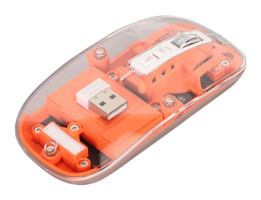 Bewinner Kablosuz Turuncu Optik Mouse