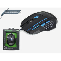 Hadron HDG17-60 RGB Makrolu Kablolu Siyah Optik Gaming Mouse