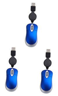 Partykindom Kablolu Mavi Optik 3 Adet Mouse