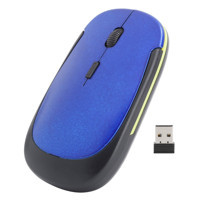 Ciciglow Sessiz Kablosuz Mavi Optik Mouse
