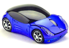 Jingyi Araba Görünümlü Ergonomik Kablosuz Mavi Optik Mouse