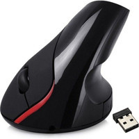 Decisive RGB Ergonomik Dikey Makrolu Kablosuz Siyah Optik Mouse