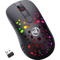 Hxsj T100 RGB Makrolu Kablosuz Siyah Optik Gaming Mouse