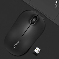 Huahai Q4 Sessiz Kablosuz Siyah Optik Mouse