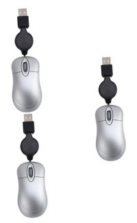 Gadpiparty Sessiz Kablosuz Gümüş Optik 3 Adet Mouse