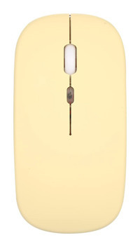 Mistaha Sessiz Kablosuz Sarı Optik Mouse
