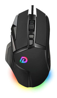 Mistaha DM502 RGB Ergonomik Makrolu Kablolu Siyah Optik Gaming Mouse