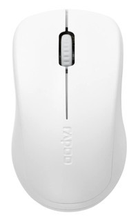 Rapoo 1680 Sessiz Ergonomik Kablosuz Beyaz Optik Mouse